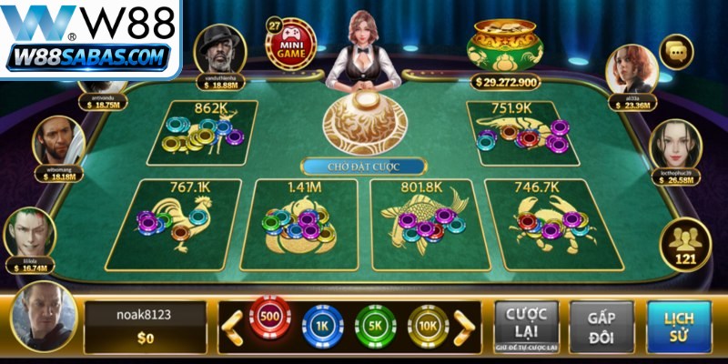 Bầu Cua Online W88 - Trò Chơi Dân Gian Cực Hấp Dẫn 3 Ưu tiên quan sát nhiều phiên trước khi tham gia đặt bầu cua W88